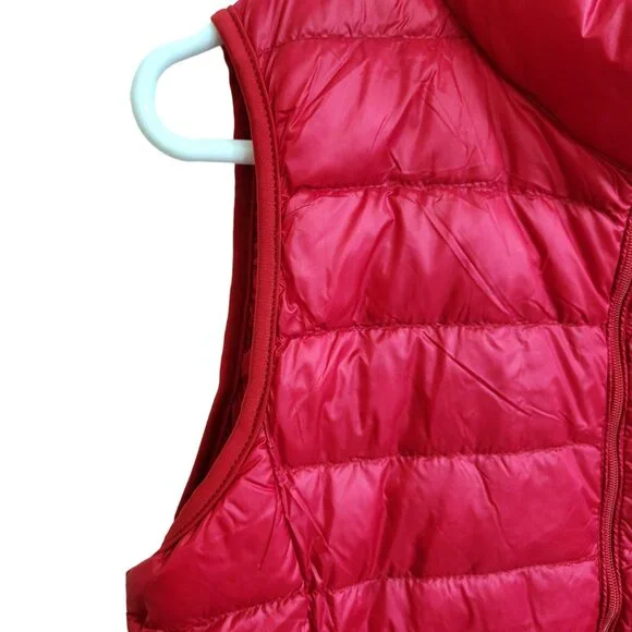 NWT 89th & Madison Red Lightweight Packable Down Vest Size M - Picture 3 of 15